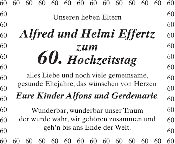 glueckwunsch 60 hochzeitstag