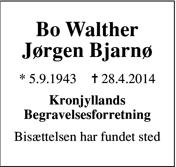 Bo Walther Jørgen Bjarnø