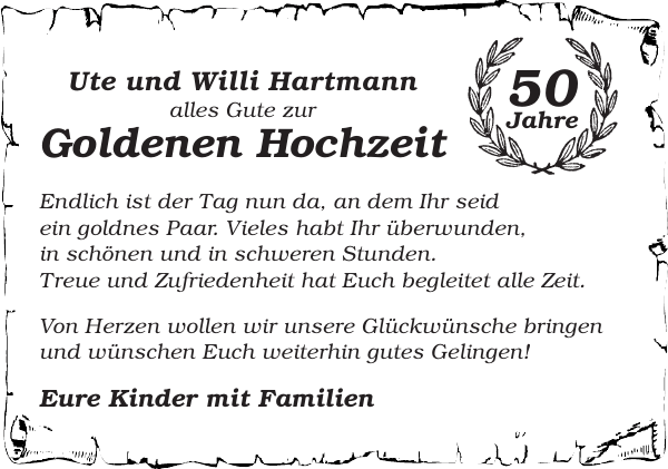 gold hochzeit zeitung